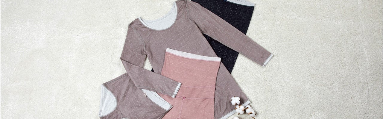 アクリル×綿（肌側綿100％）の写真